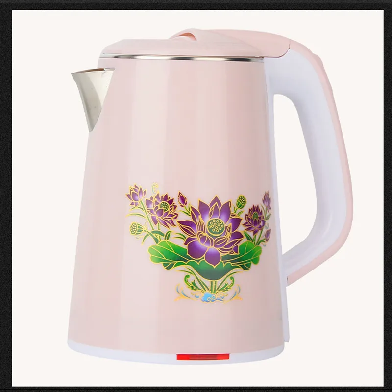 

Kitchen Appliances Temperature Kettle Color Flower High-capacity Prevent Dry Heating Net Of Maifan Stone Quickly Live Electric