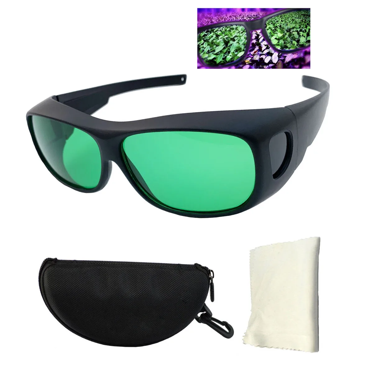 Planting Flowers and Vegetables Gardening Glasses Garden Glasses Grow Light Glasse400-710NM Eye Protection