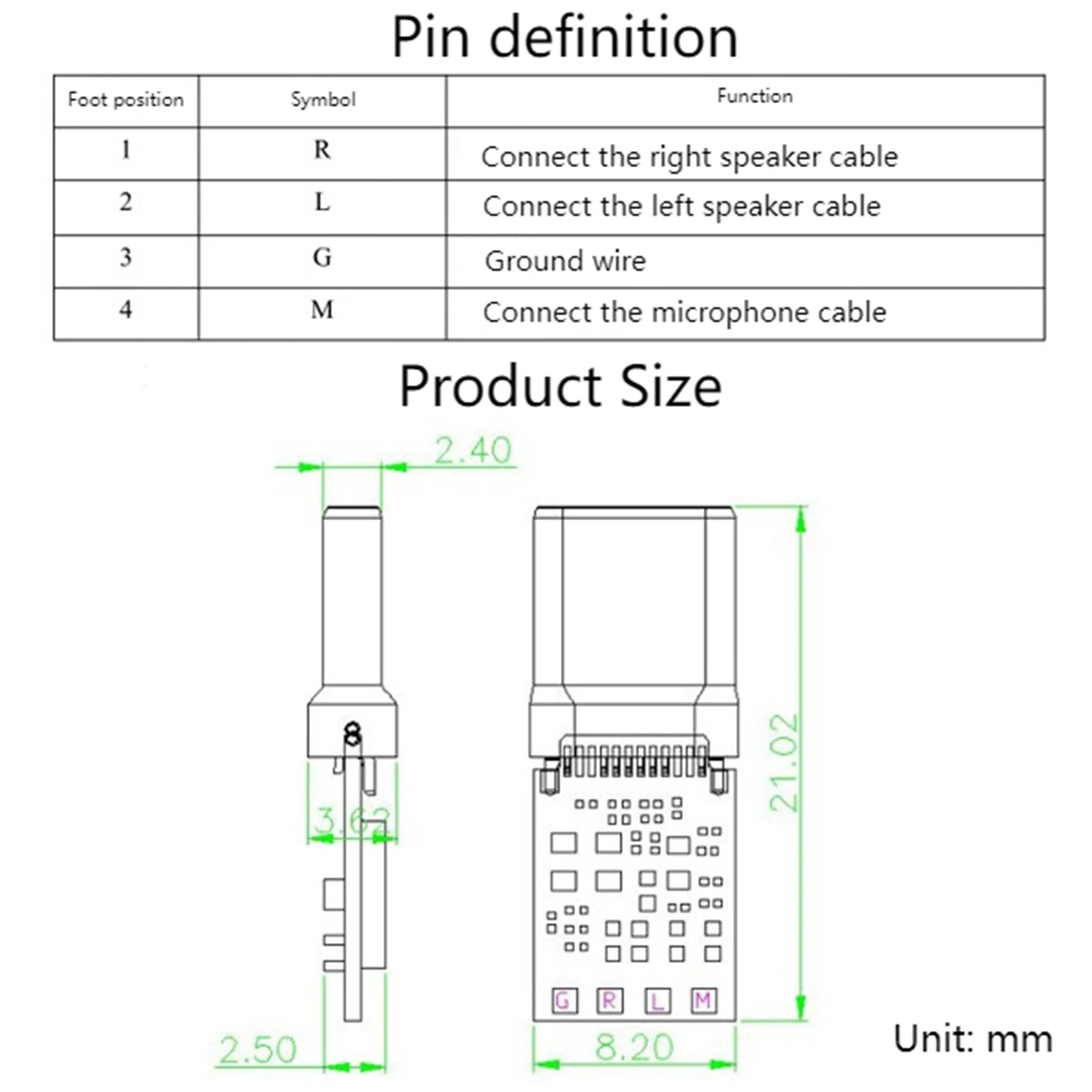 Штекер USB-C позолоченный 1U 32 бит 384 кГц аудиоразъем разъем для быстрой зарядки