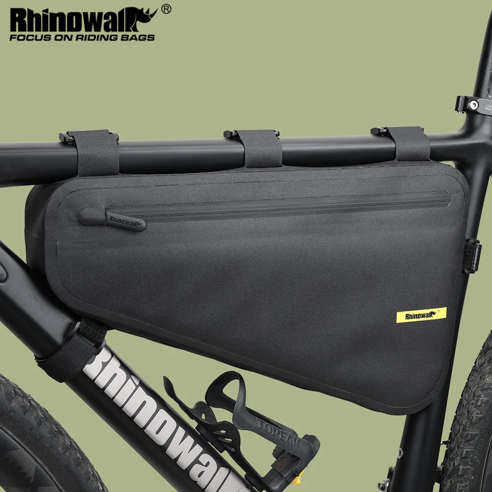 

Rhinowalk Bicycle Horizontal Bar Bag 4L Waterproof Bike Triangle Bag Cycling Frame Tube Bag Riding Tool Storage Bike Accessory