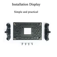 replacement radiator mount practical cpu fan bracket professional wear resistant holder back plate easy install sturdy for am4