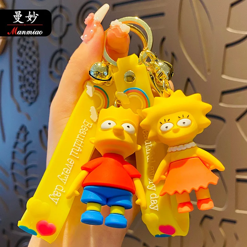 Новинка Лидер продаж брелок Аниме Кукла Симпатичные Симпсоны мультяшный детский