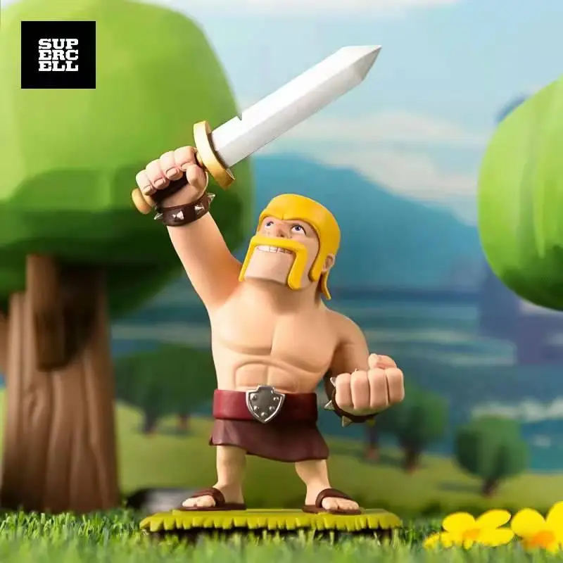 

Женская модель 100% оригинал 15 см Supercell Столкновение кланов победа серия Варвар Король валькия искусственная модель