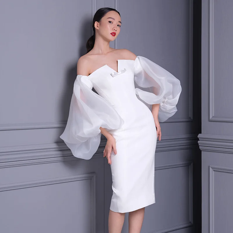 

Женское трикотажное платье с V-образным вырезом, в европейском и американском стиле