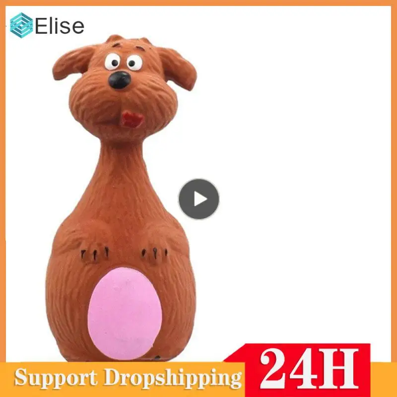

Latex Small Large Dogs Bite Resistant Sound Squeaky Pet Rubber Vocal Toys Fashionable Dog Toys Elephan Cow Animal Chew Soft