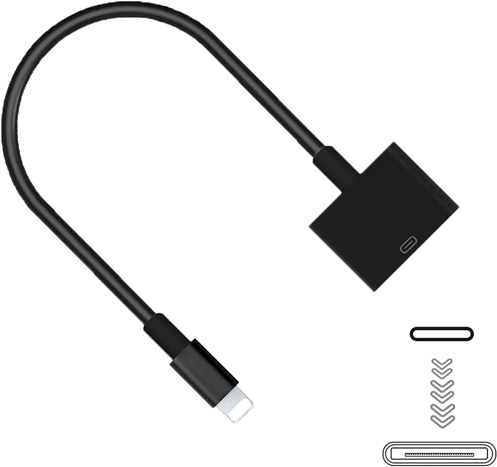 Адаптер Lightning/30-Pin с кабелем для синхронизации и зарядки iPhone 13/13PM/12PM/11 PM/XS/8P/iPad/iPod |
