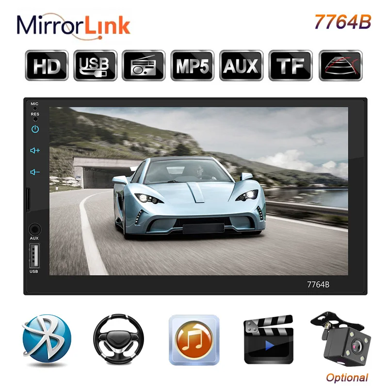

Лидер продаж, Автомобильный MP3-плеер с 7-дюймовым HD bluetooth-вызовом