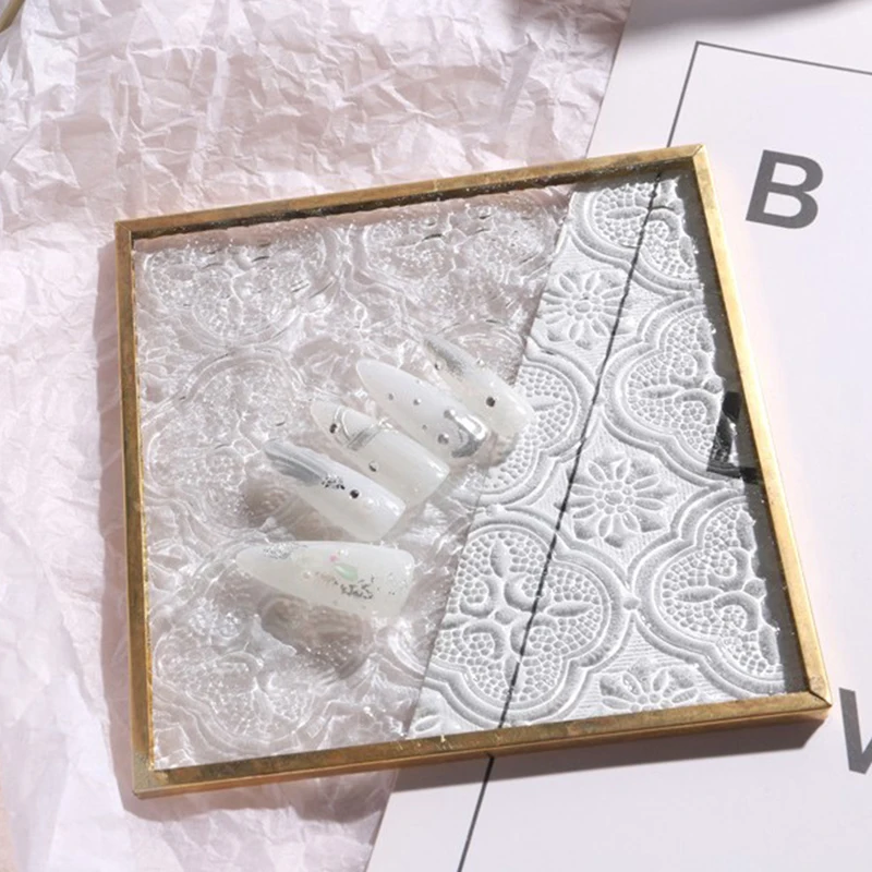 Демонстрация дизайна ногтей полка реквизит для фотографий акриловая водная