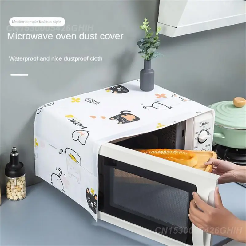 Microwave Oven Dust Cover Slow Furniture Aging Side Bag Design Nordic Wind Household Accessories Multifunctional