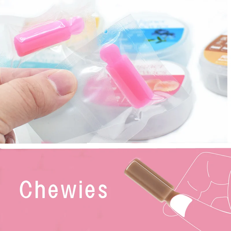 

Dental Aligner Chewies Mouth Tray Retainer Seater Invisible Braces 5-Flavor