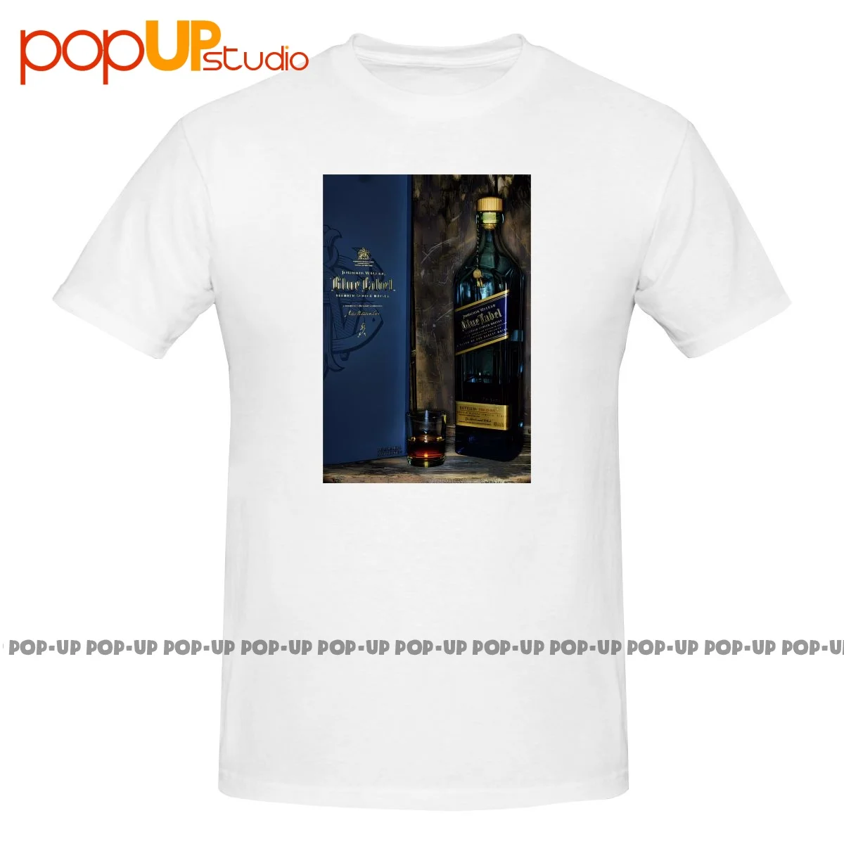 Футболка с изображением Джонни Уокера из редкого хлопка