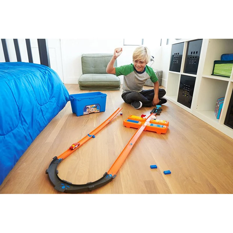 Hot Wheels DWW95 Track Builder трюковая коробка разнообразие классный базовый трек детская