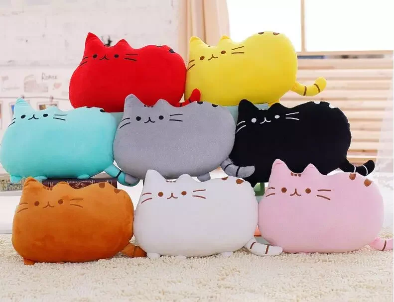 

Soft Cute Cat Throw Pillow Stuffed Plush Doll Toy Gift Back Cushion Sofa Car Home Decoration Throw Pillow Cushion Home 20