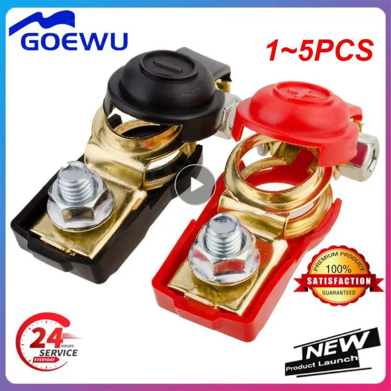 

1 ~ 5 шт. зажимы для клемм автомобильного аккумулятора, быстрый разъем для автомобиля, автомобиля, лодки, провода, кабельные зажимы, положительные отрицательные клеммы