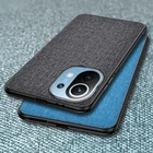 Ультратонкий чехол для Xiaomi Mi 11 Lite из мягкой ткани, Гибридный Тонкий защитный чехол