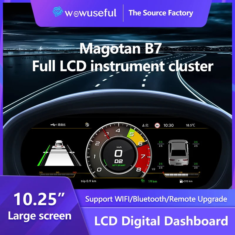 

10.25‘’ Lcd Digitaal Dashboard Cluster For Volkswagen Magton B7 CC 2012-2016 2018 Years Ntg4.5 Auto Radio Instrument Paneel