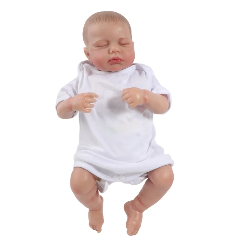 

Baby Boy Reborns Soft Sleeping New Parent Nurturing Props 45cm