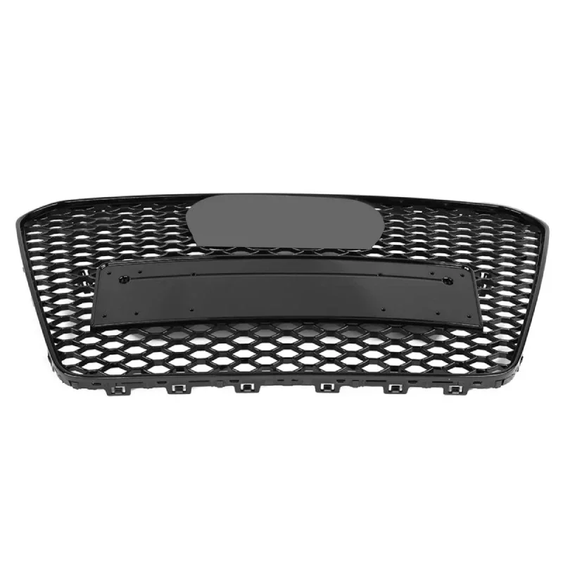 Для RS5 Style Front Sport Hex Mesh Honeycomb Hood решетка глянцевый черный для A5/S5 B8.5 2012 2013 2014 2015 2016
