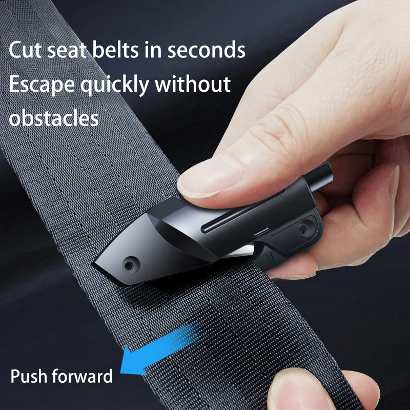 Автомобильный аварийный молоток 2-в-1 многофункциональный выключатель окон резак