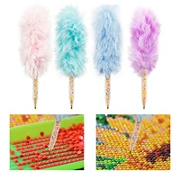 5d diamond painting plush crystal point drill pen hairball cross stitch embroidery crafts diy arts household sewing accessories