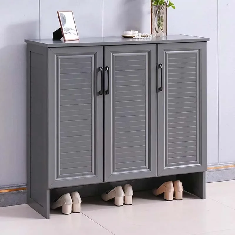 Современный дизайн шкаф для обуви металлическая вертикальная полка гостиной