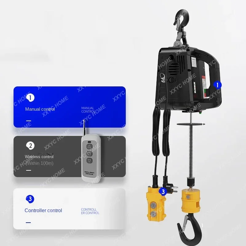 3 в 1 пульт дистанционного управления 500 кг кран подъемник трос электрический