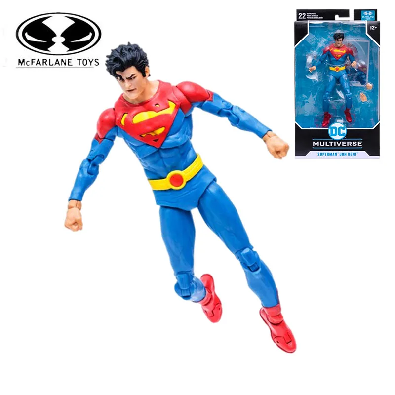 

Pre-sale Original Mcfarlane DC Superman Jon Kent 7inch Anime Figur Action Figures Collection Model Toys