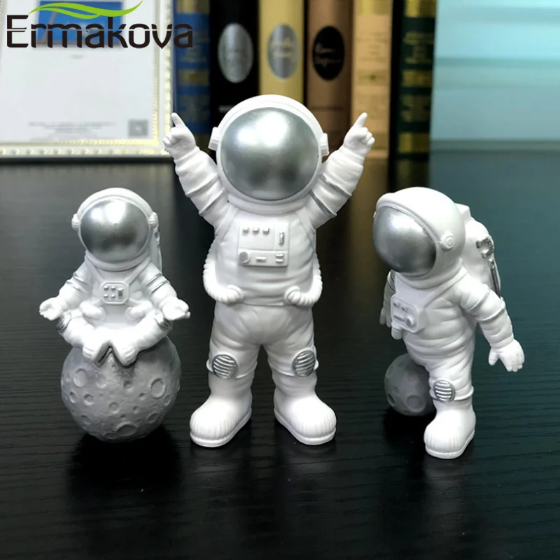 3 шт. декоративные статуэтки астронавта с Луной | Дом и сад