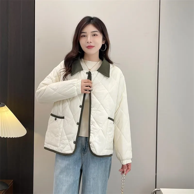 Xiangfeng женские легкие парки пальто 2025 зимняя новая женская свободная куртка с
