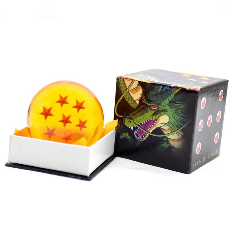 Набор хрустальных шаров Dragon Ball (7,6 см), 1-7 звезд, коллекционная модель, настольное украшение, подарок в подарочной коробке (art.: 3920d90d7c8cf) - 3920d90d7c8cf