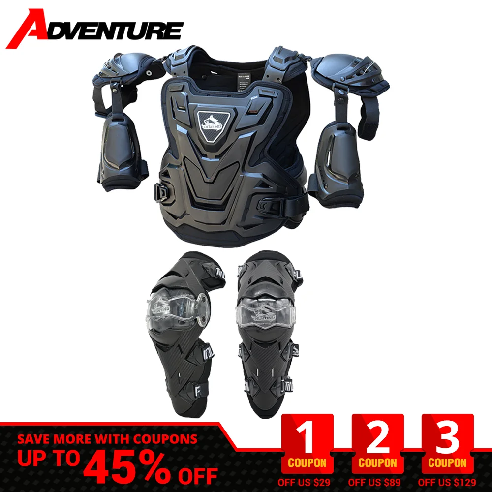 

Motorcycle Body Armor Motorcycle Jacket Moto Armor Riding Protective Body Protector Motocross Body Armor Racing Armor Black