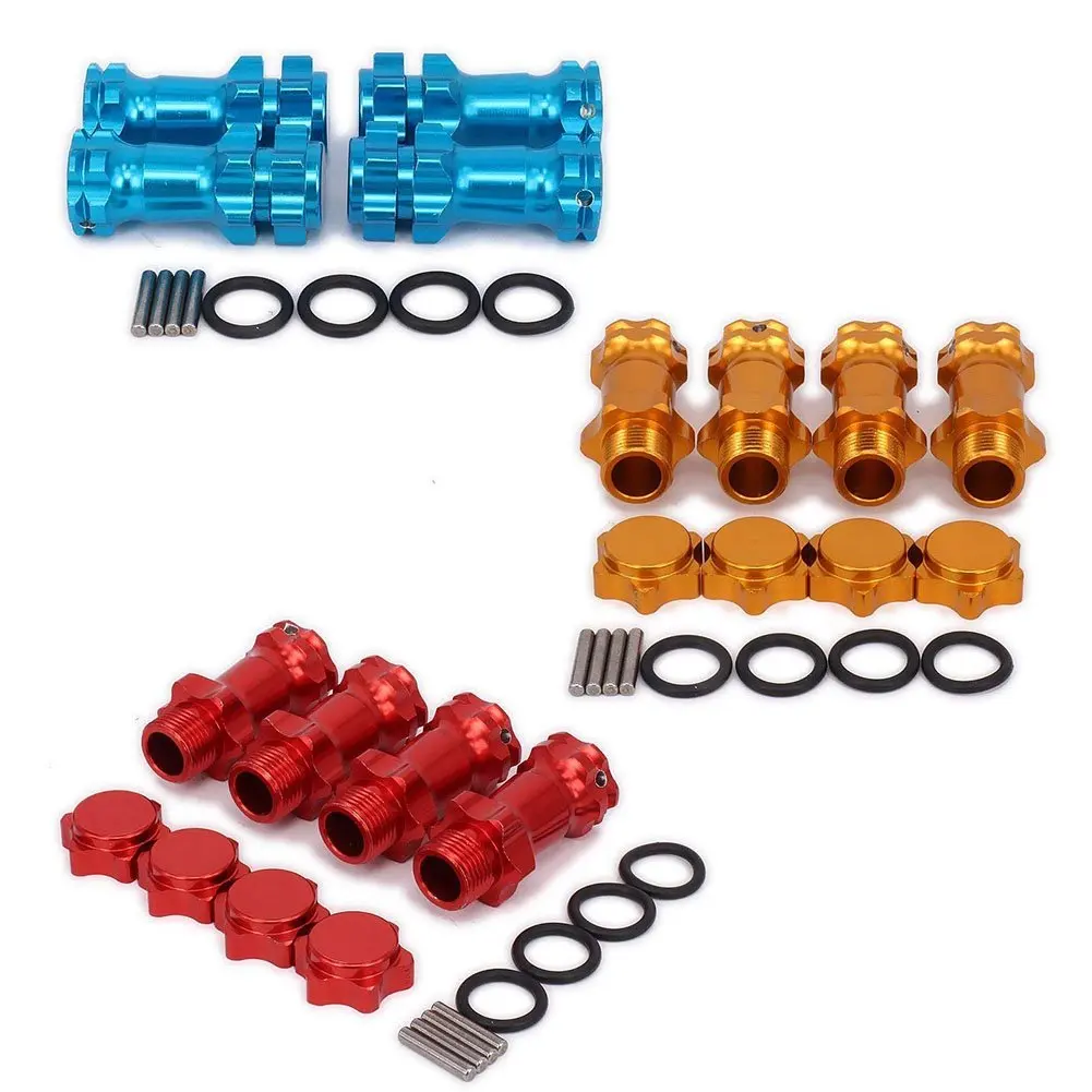 

4Pcs 89108 17Mm Wheel Hex 30Mm Longer Enhanced Mount Adapter Cover Hub For HSP 1/8 Scale Monster Truck Truggy RC Spare Parts