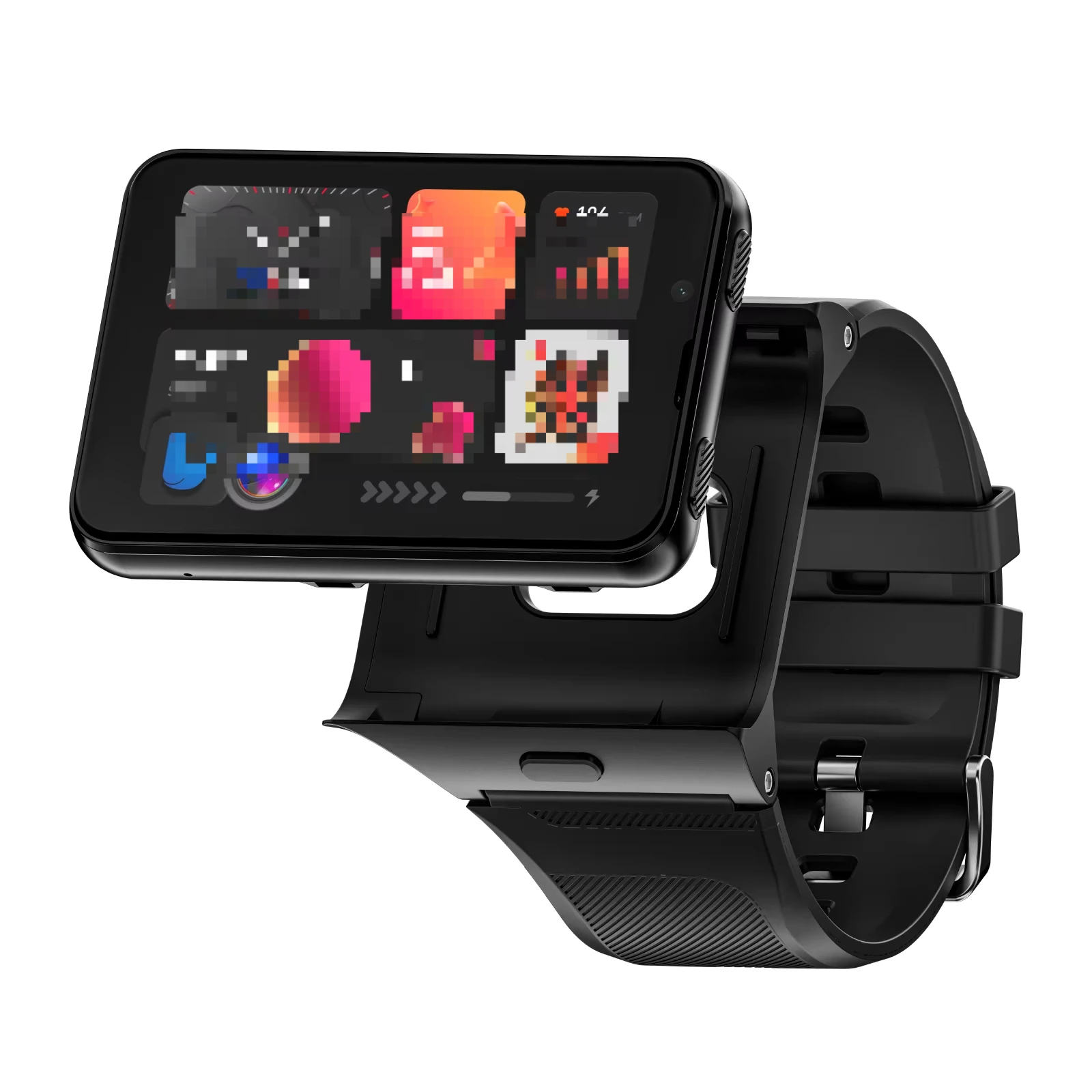 Фото Мужские умные часы Lokmat APPLLP MAX Android, прямоугольные, 2,88 дюйма, 2300 мАч, GPS, 4G, Wi-Fi, с поддержкой SIM-карты №2