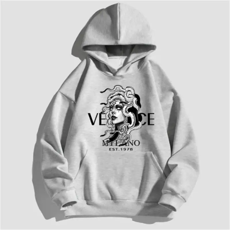 Толстовка унисекс с капюшоном 100% хлопок в стиле хип-хоп