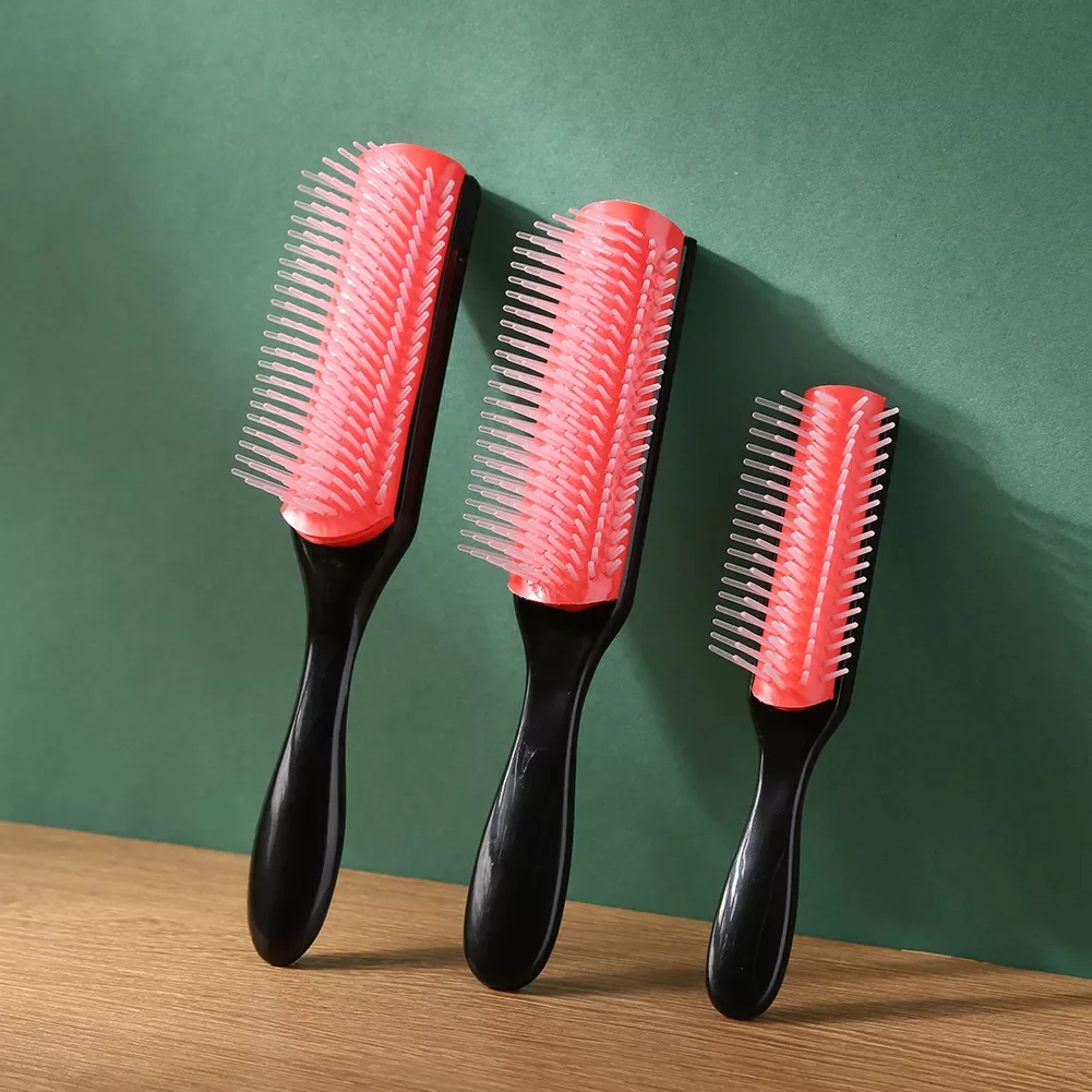 

Salon Detangling Brush for Curly Hair Non-slip Hair Brush Comb Scalp Massage Brushes Professional Salon Styling Tool
