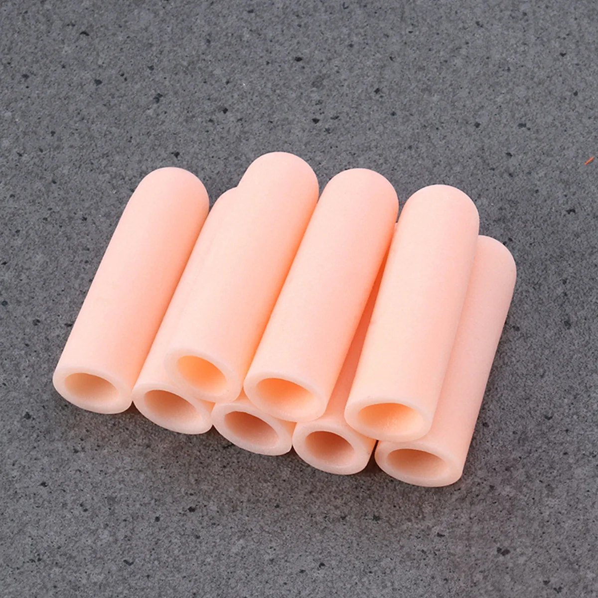 

8 PCS Silicone Gel Finger Protector Sleeves Separators Protector for Protect Cracked Skin/ Blisters/ Callus