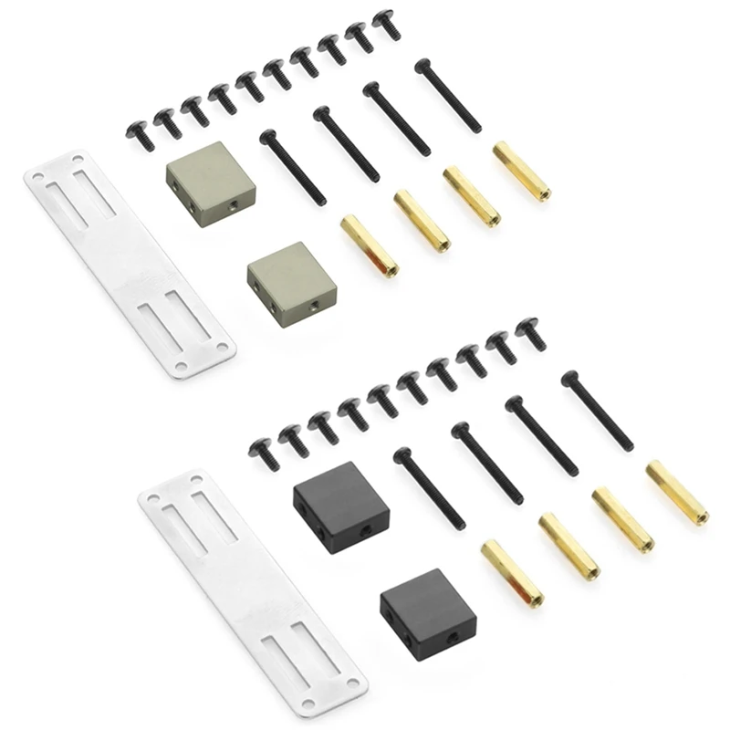 

Комплект металлических сервоприводов с фиксированным кронштейном для MN D90 D91 D99S MN99S 1/12 RC Truck Black & Titanium, 2 комплекта