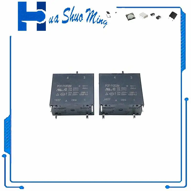 

5Pcs/Lot PCF-112D2M PCF-112D2M,000 PCF112D2M PCF-112D 25A 12V DIP4 KY-019 SRD-05VDC-SL-C JS24-K JS24K 24VDC 10A DIP5