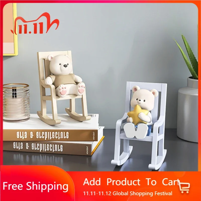 

Luxury Figurines Miniatures Funny Gifts Office Accessories Aesthetic Sculptures And Statuette Domowe Akcesoria Home Decor XY50FM