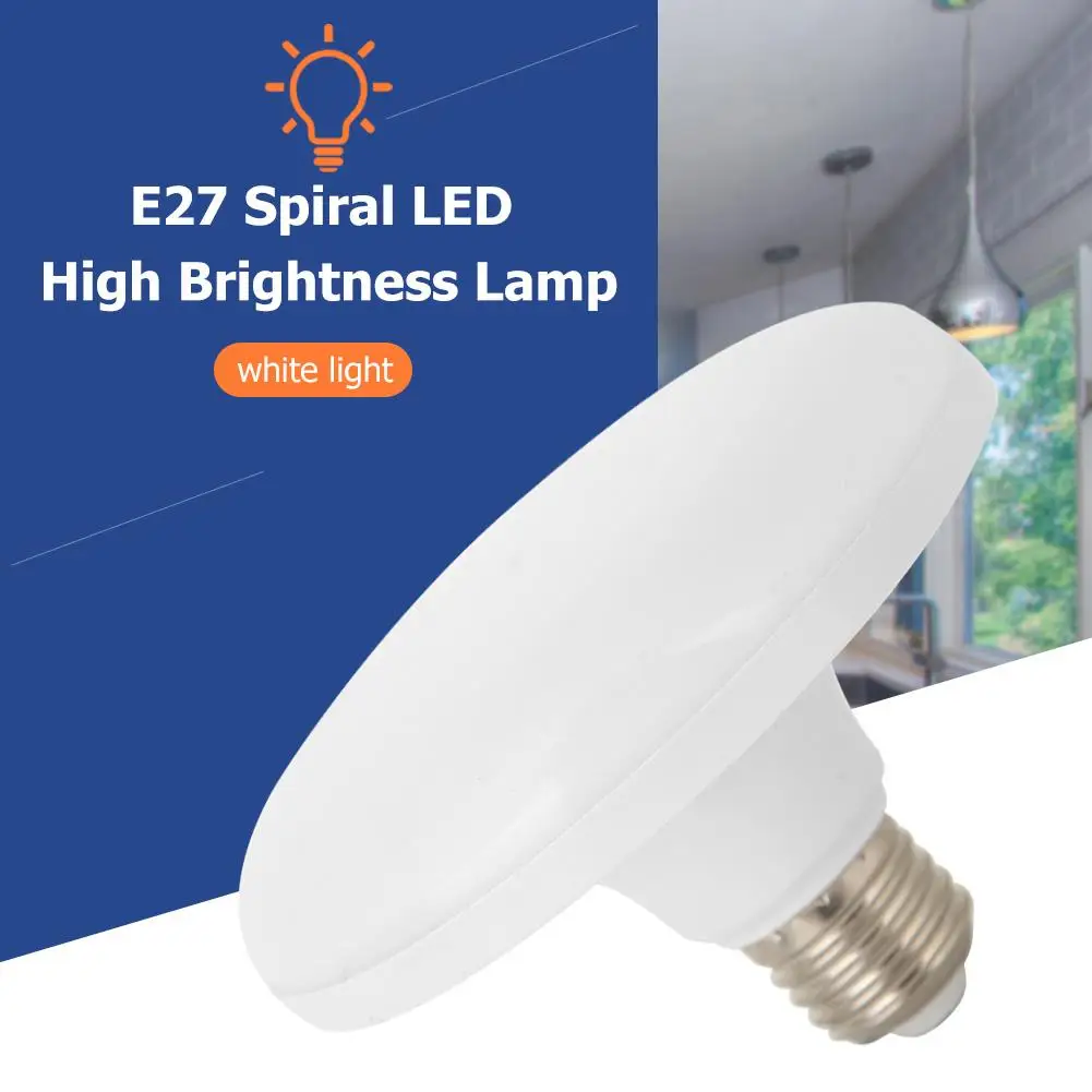 

Energy Saving E27 LED Bulbs 220V 20W 30W 40W High Power Super Bright Flying Saucer Shape White Lamp for Home Living Room