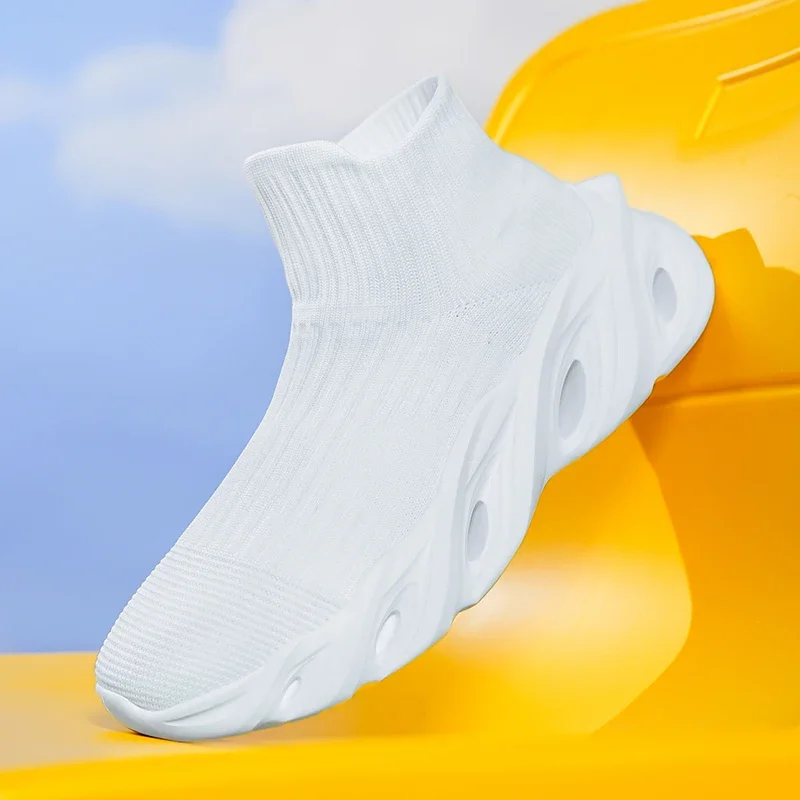 Height Men's Sports Shoes Brands Knit Casual Tennis Designer Luxury 2024 Original Sneakers Slip On Men