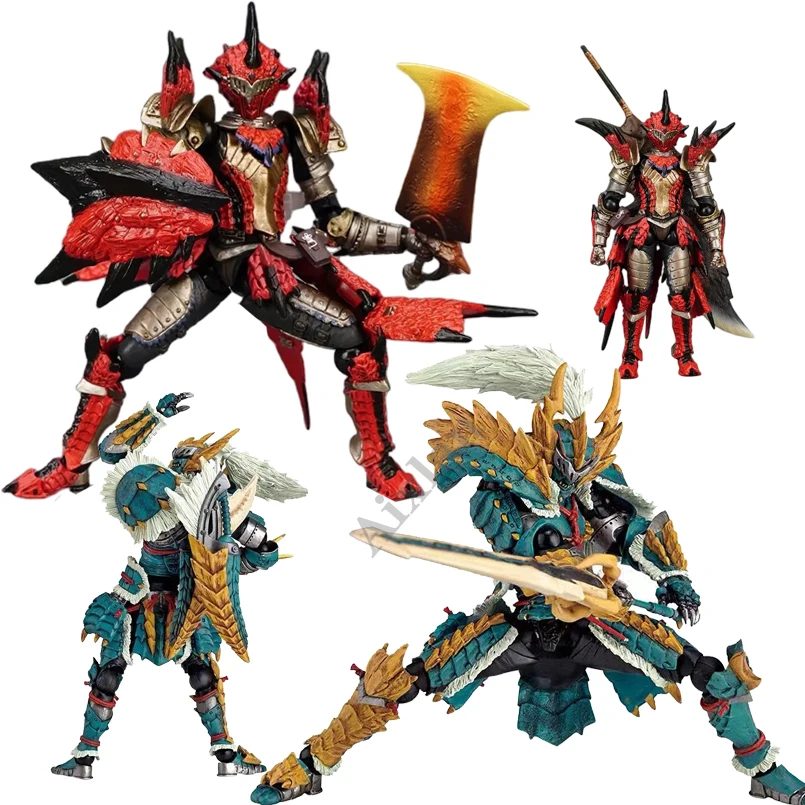 

17CM Monster Hunter Game Dragon FigureMale Fire Dragon Zinogre PVC Action Figure Mizutsune Zinogre Figurine Collection Model Toy