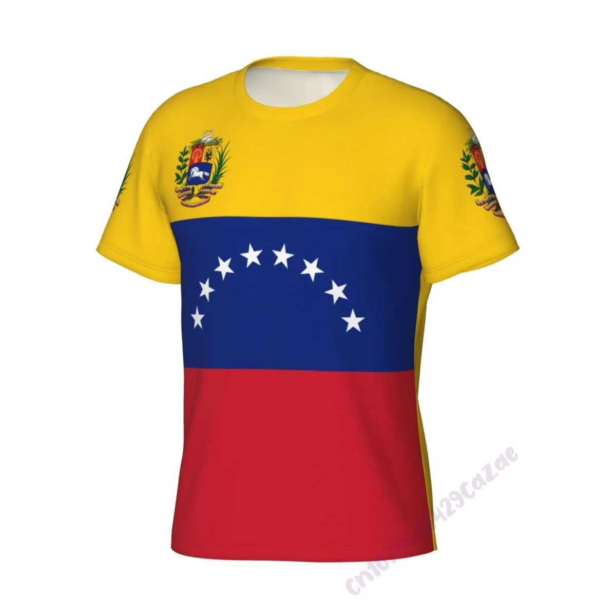 Футболка мужская облегающая с флагом Венесуэлы спортивный топ 3D рисунком для