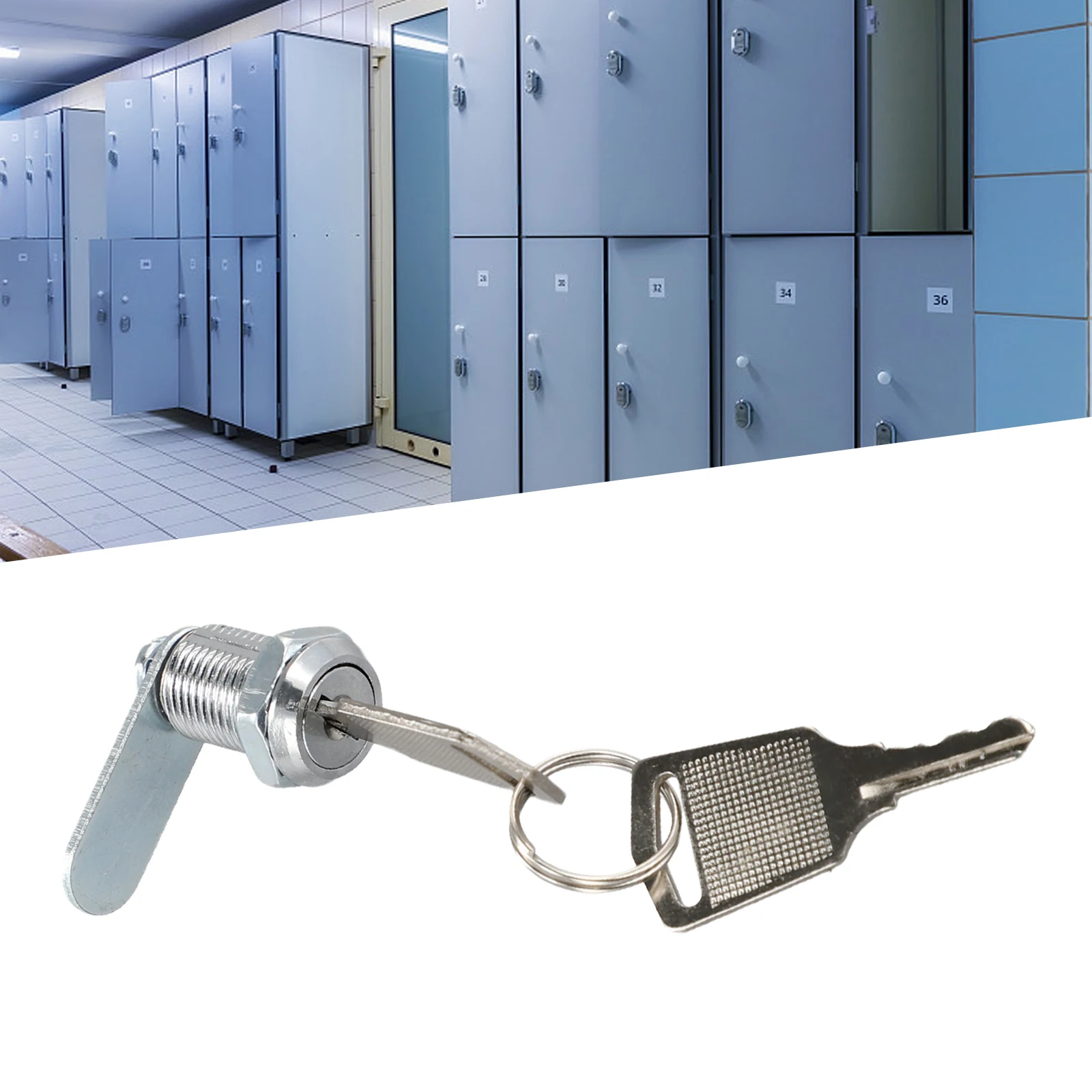 1 шт. замок для ящика почтовый ящик шкафчик кулачковый двери шкафа с 2 ключами