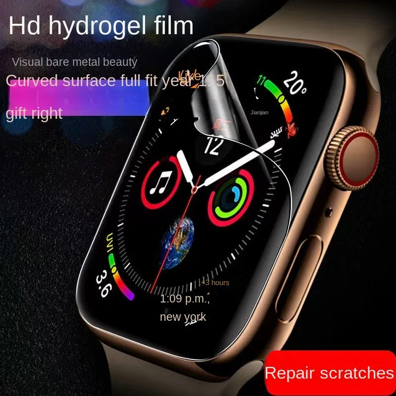 

HD Soft Hydrogel Film for Apple Watch Series 7 6 5 4 3 2 1 SE 41MM 45MM Full Screen Protector For iWatch 38mm 42mm 40mm 44mm
