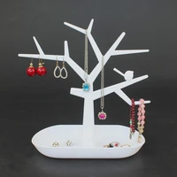 rotating jewelry display stand pendant necklace earrings display household stationery jewelry storage stall prop jewelry holder