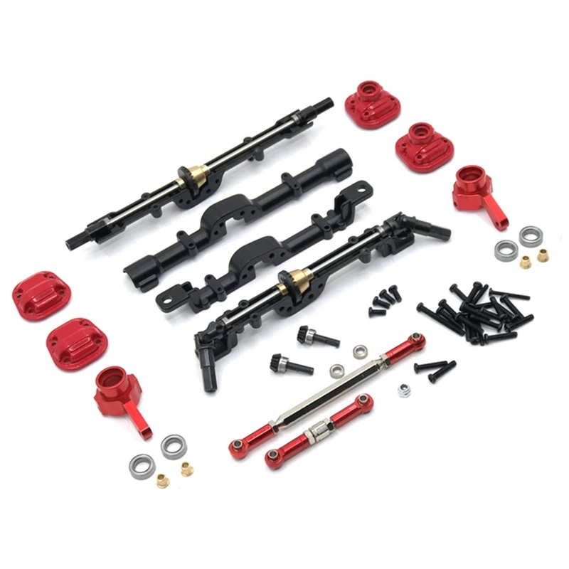 

For MN D90 MN90 MN99S 1/12 RC Car Upgrade Parts Metal Front And Rear Differential Axle With Metal Axle Housing Kit