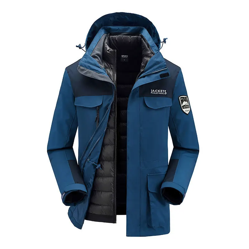 

Live Supply Of Outdoor Down Jackets, Men'S Three In One Or Two Sets, Women'S Travel Jackets, Wear-Resistant And Warm Mountain Cl