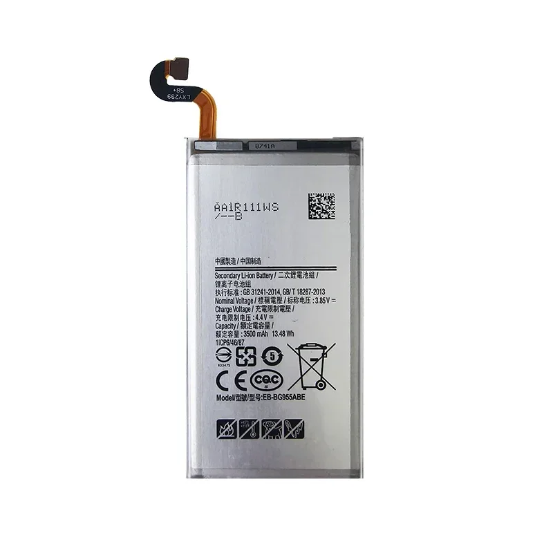 EB-BG955ABA EB-BG955ABE Сменный аккумулятор для Samsung Galaxy S8 Plus G9550 S8Plus SM-G9 SM-G955 G955 3500 мАч