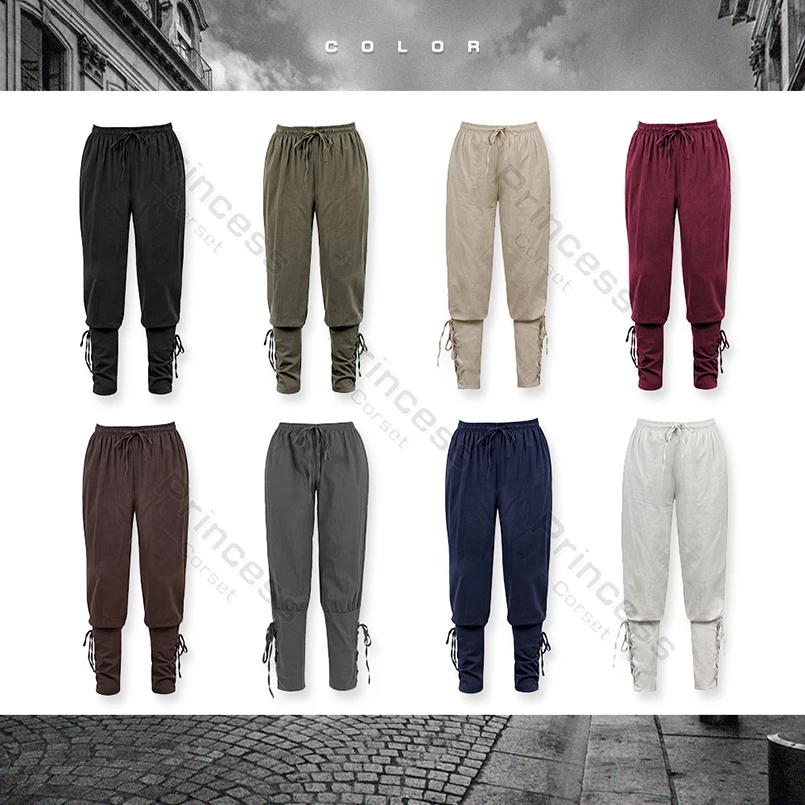 Mens Steampunk Pants Plus Size Viking 